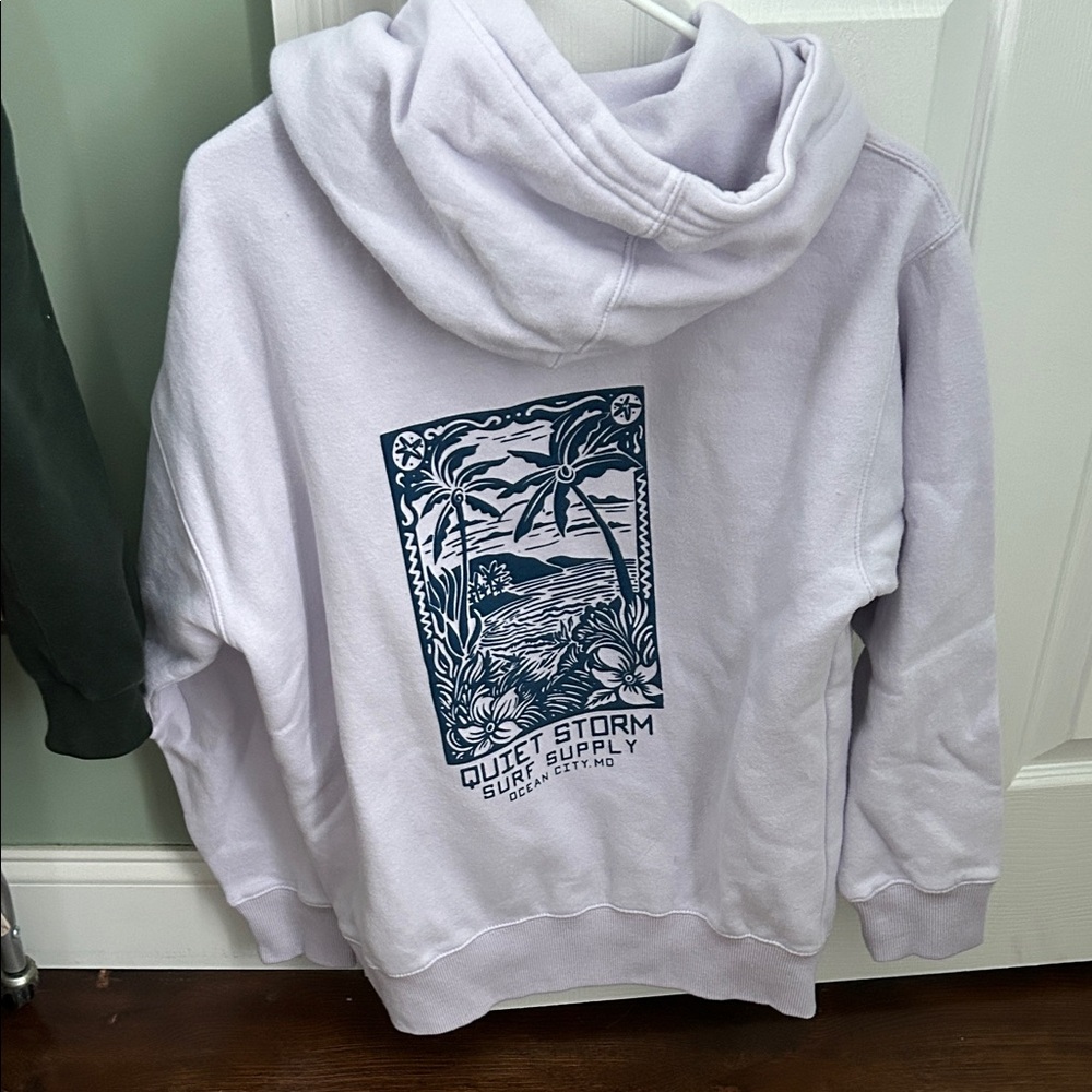 Quietstorm surf supply unisex lavender purple Hoodie